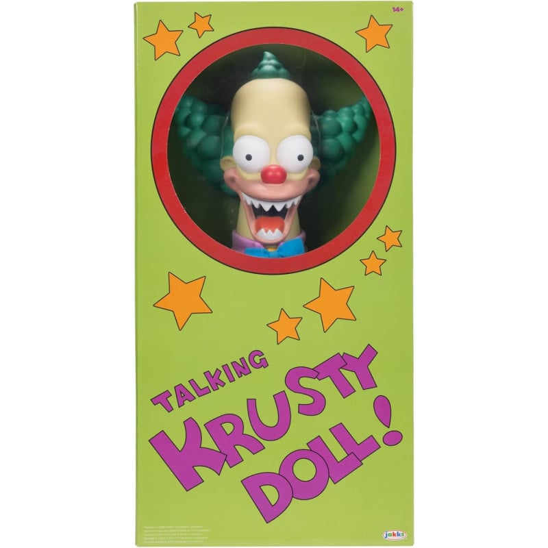 Los Simpsons Peluche Interactivo Krusty El Payaso