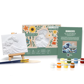 Pintura En Relieve La Gran Ola De Kanagawa De Apigestona