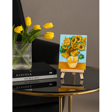 Pintura En Relieve Los Girasoles De Van Gogh