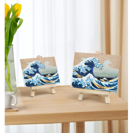Pintura En Relieve La Gran Ola De Kanagawa