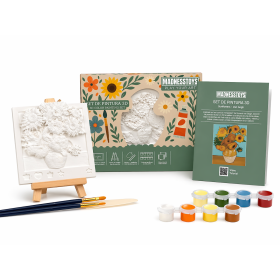 Pintura En Relieve Girasoles De Apigestona