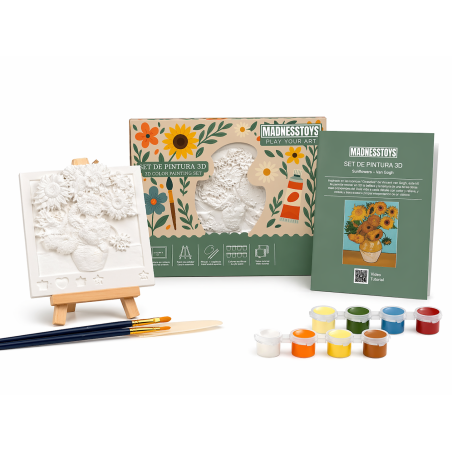 Pintura En Relieve Girasoles De Apigestona