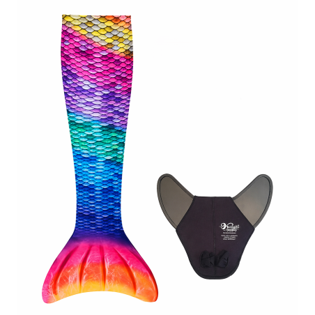 Cola De Sirena Rainbow Talla XS