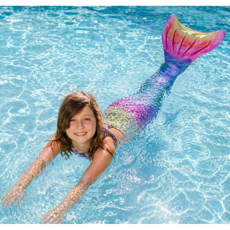Cola De Sirena Rainbow Talla XS