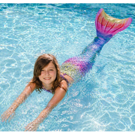 Cola De Sirena Rainbow Talla XS