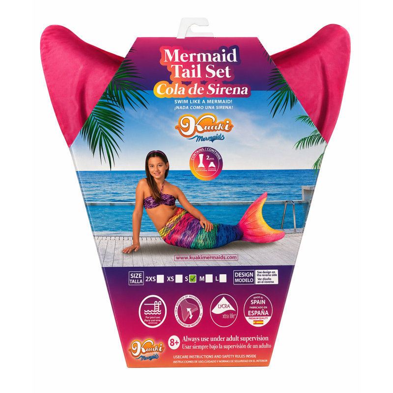 Cola De Sirena Pink Talla XS