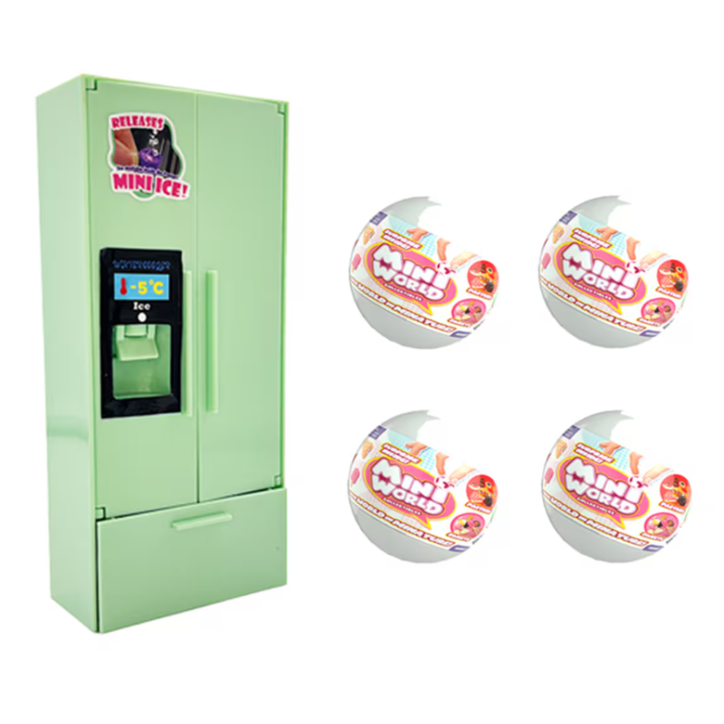 Mini World Set Nevera Con 4 Cápsulas