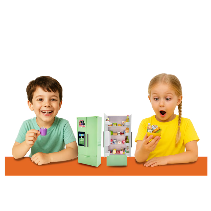 Mini World Set Nevera Con 4 Cápsulas