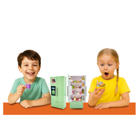 Mini World Set Nevera Con 4 Cápsulas