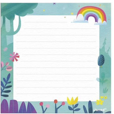 Janod Tarjeta Puzle Mamá Unicornio Y Su Bebé