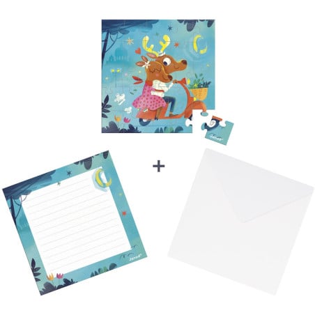 Janod Tarjeta Puzle Amor Dolce Vita