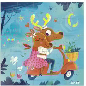 Janod Tarjeta Puzle Amor Dolce Vita