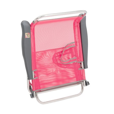 Silla De Playa Baja Multiposición Rosa
