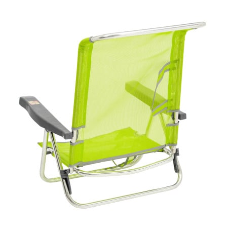 Silla De Playa Baja Multiposición Verde
