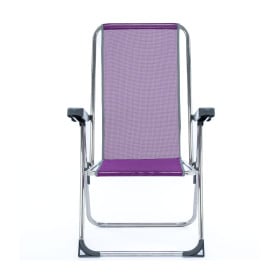 Silla De Playa Alta Multiposición Lila De Alco 2