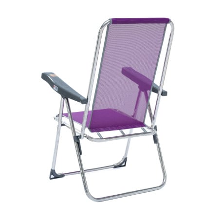 Silla De Playa Alta Multiposición Lila