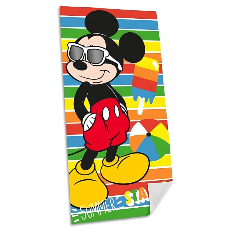 Toalla De Playa Mickey Mouse 140 Cm De Verano
