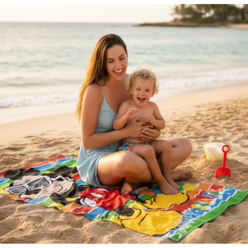 Toalla De Playa Mickey Mouse 140 Cm