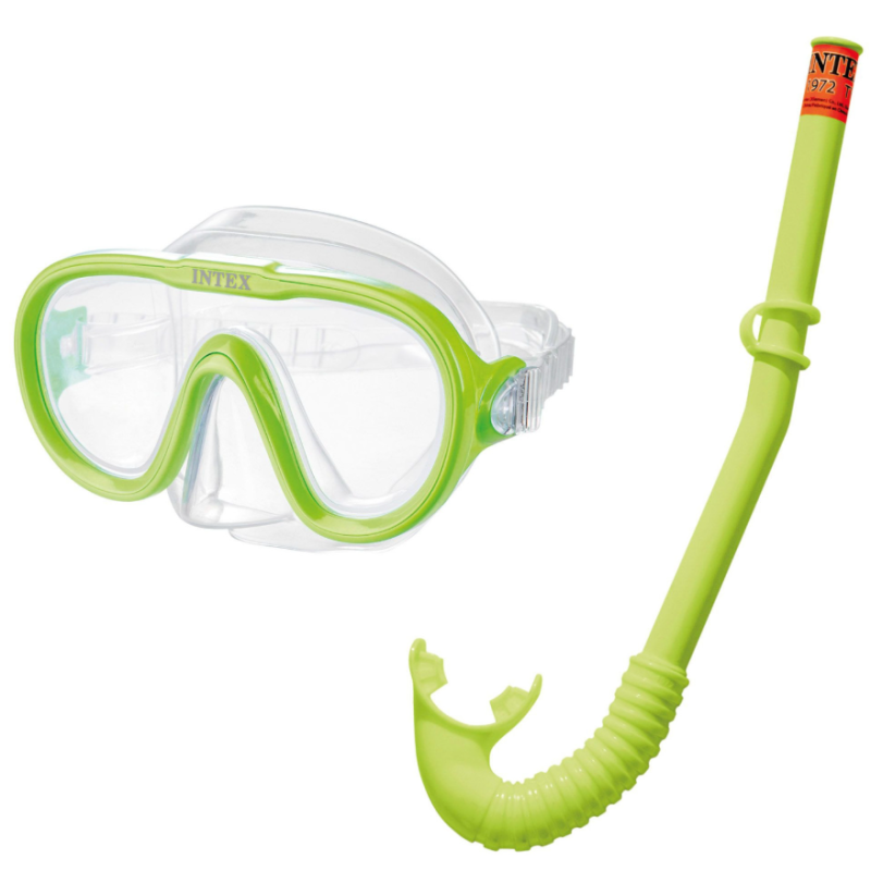Set Máscara Policarbonato + Tubo Intex