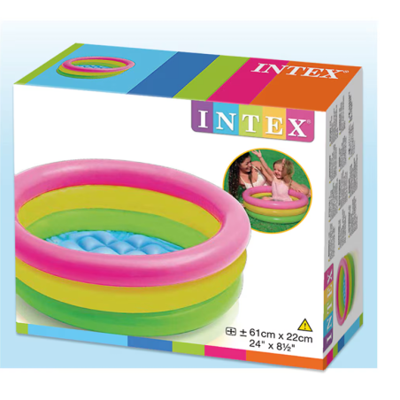 Piscina Bebé Sunset Glow 3 Aros Intex
