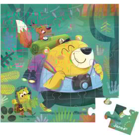 Janod Tarjeta Puzle Excursión