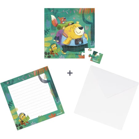 Janod Tarjeta Puzle Excursión