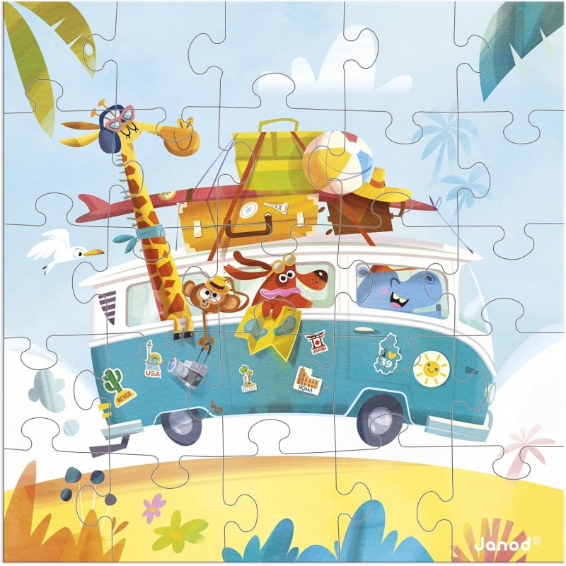 Janod Puzle Viaje Por Carretera