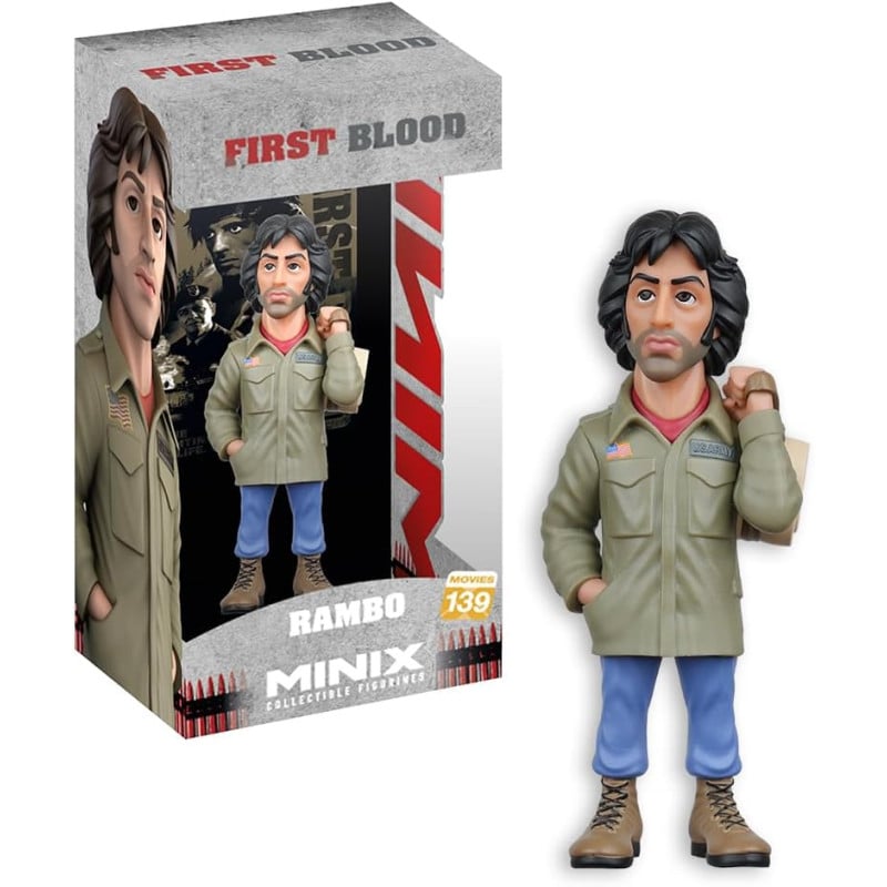 Minix First Blood Rambo 12 Cm De Bandai