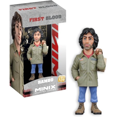 Minix First Blood Rambo 12 Cm De Bandai