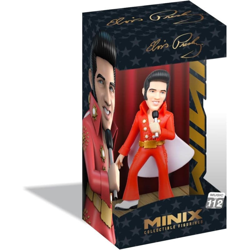 Minix Elvis Presley Traje Rojo 12 Cm
