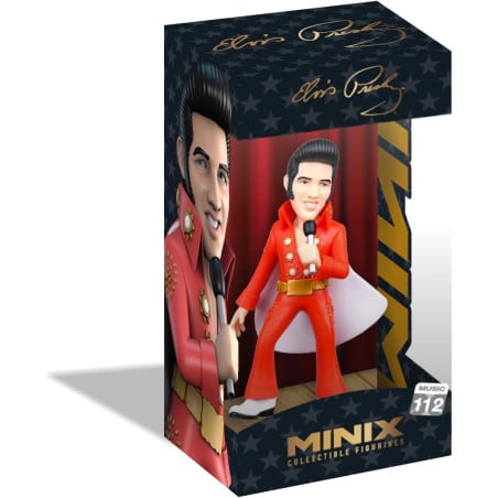 Minix Elvis Presley Traje Rojo 12 Cm