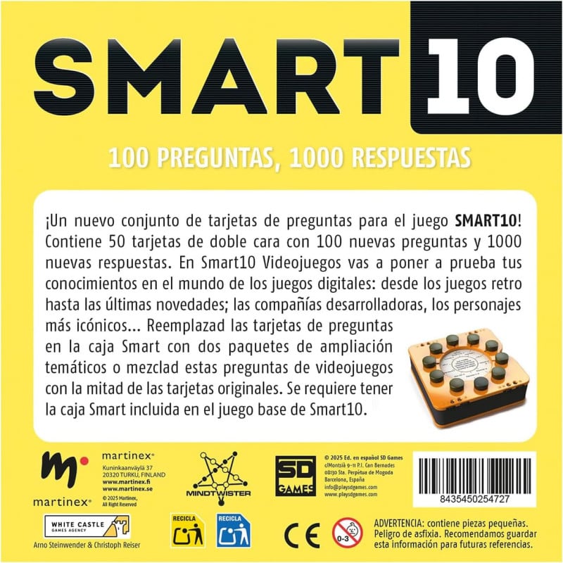 Smart 10 Videojuegos Paquete De Ampliación