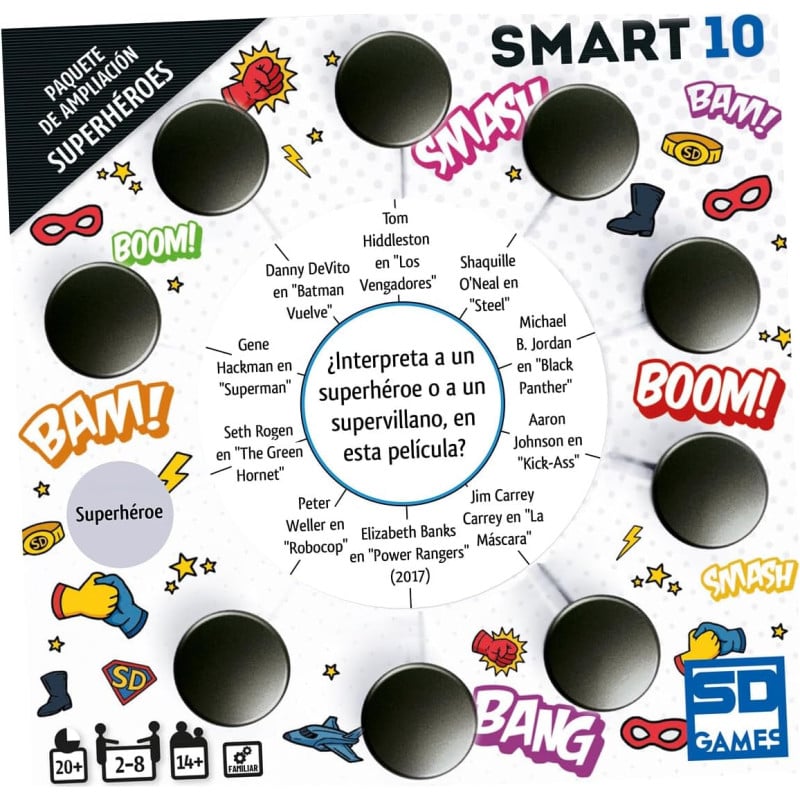 Smart 10 Suoerhéroes Paquete De Ampliación