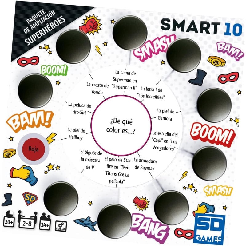 Smart 10 Suoerhéroes Paquete De Ampliación