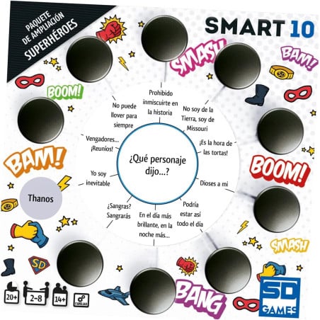Smart 10 Suoerhéroes Paquete De Ampliación