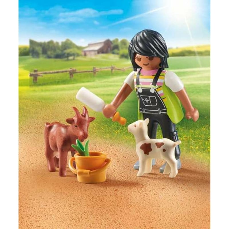 Mujer Con Cabras