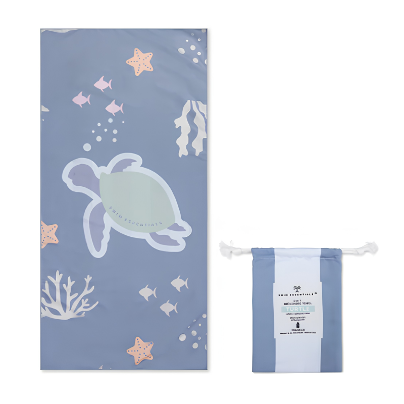 Toalla Microfibra Tortuga 135 Cm De The Essentials