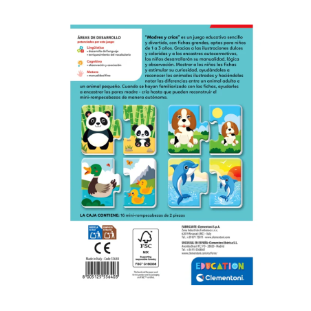 Juego Educativo Madres Y Crías