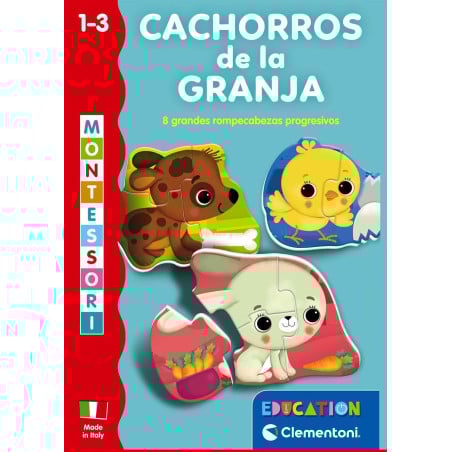 Puzzles Cachorros En La Granja Clementoni