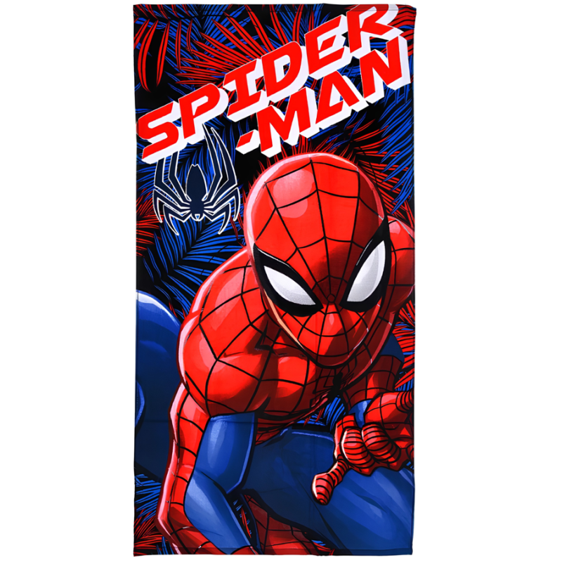 Toalla De Playa Algodón Spiderman 140 Cm De Playa y Piscina