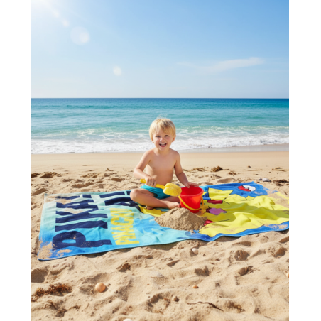 Toalla De Playa Algodón Pokemon 140 Cm