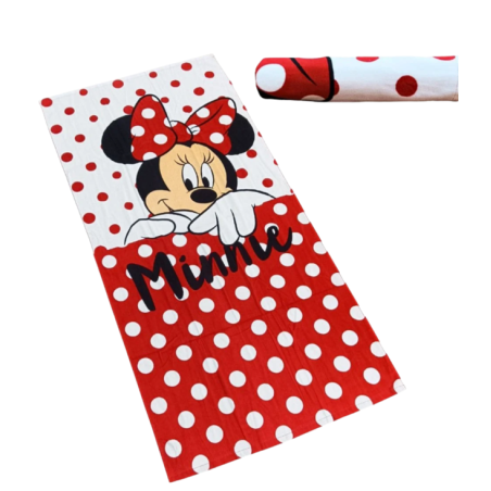 Toalla De Playa Algodón Minnie Mouse 140 Cm