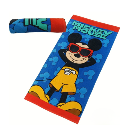 Toalla De Playa Algodón Mickey Mouse 140 Cm
