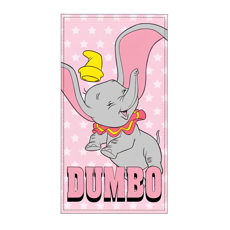 Toalla De Playa Microfibra Dumbo 140 Cm De Playa Y Piscina