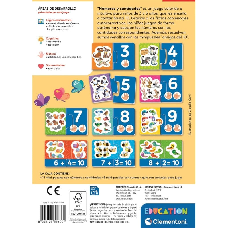 Números Y Cantidades Clementoni