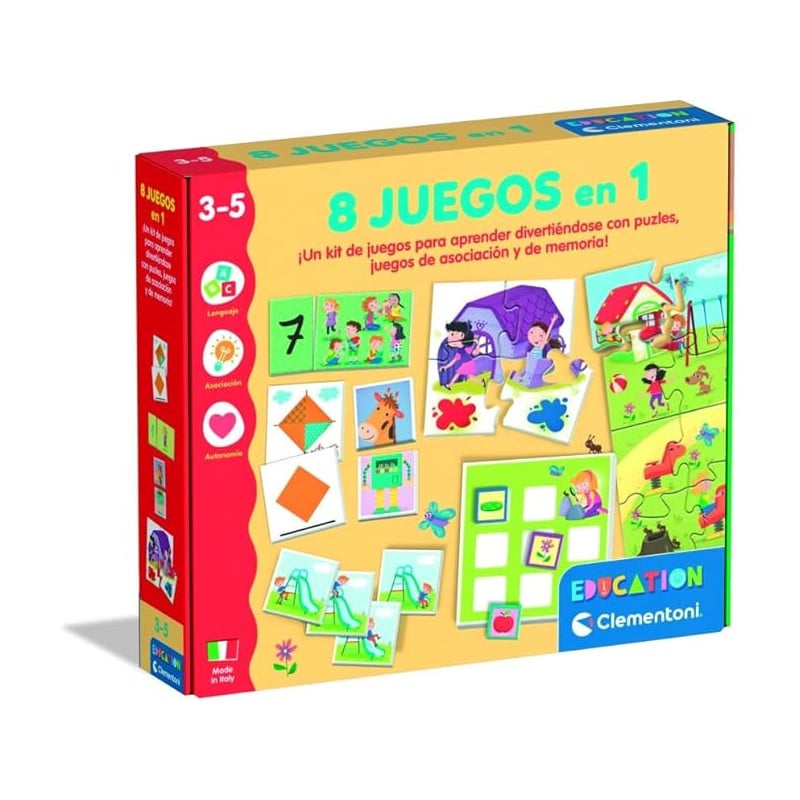 8 Juegos En 1 Clementoni