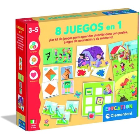 8 Juegos En 1 Clementoni