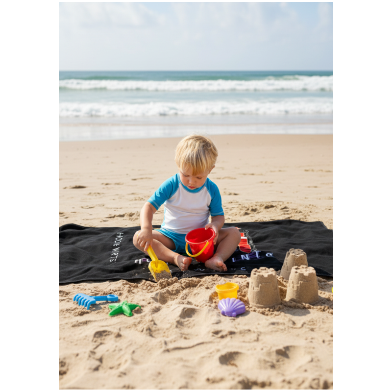 Toalla De Playa Microfibra Harry Potter 140 Cm