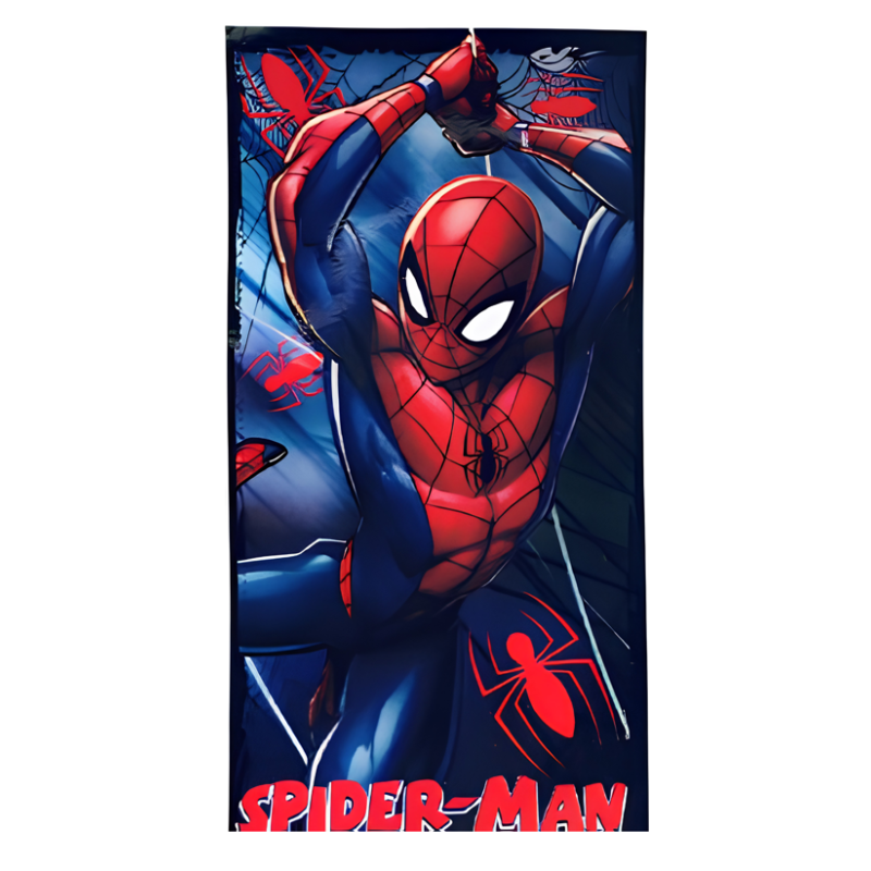 Toalla De Playa Microfibra Spiderman 140 Cm De Playa Y Piscina