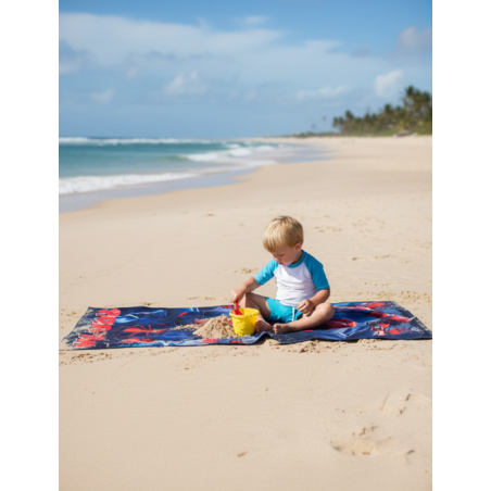 Toalla De Playa Microfibra Spiderman 140 Cm